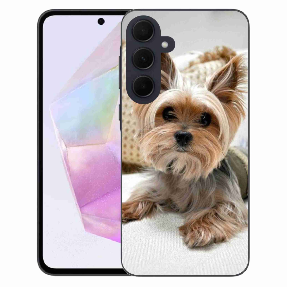 Gelový obal mmCase na Samsung Galaxy A35 5G - jorkšír 5