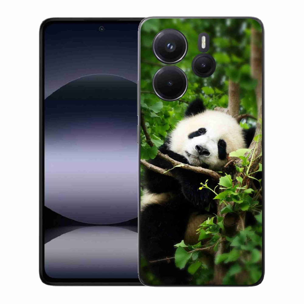 Gelový kryt mmCase na Xiaomi Redmi Note 14 - panda