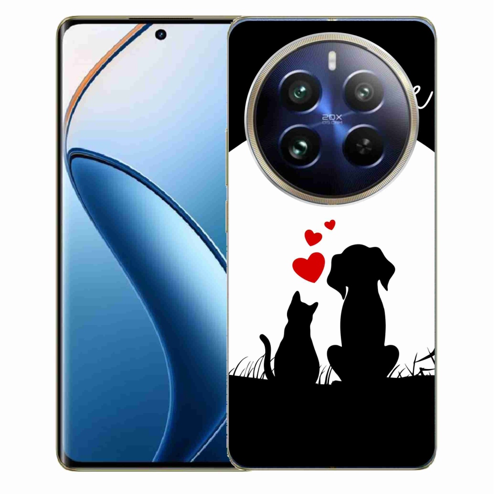 Gelový obal mmCase na Realme 12 Pro 5G/12 Pro+ 5G - zvířecí láska