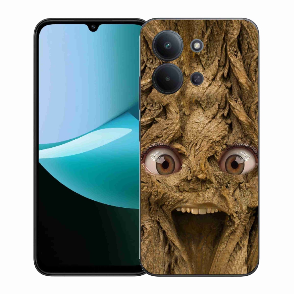 Gelový kryt mmCase na Xiaomi Redmi 15C 4G (171mm)/Poco C85 4G (171mm) - veselý strom s očima