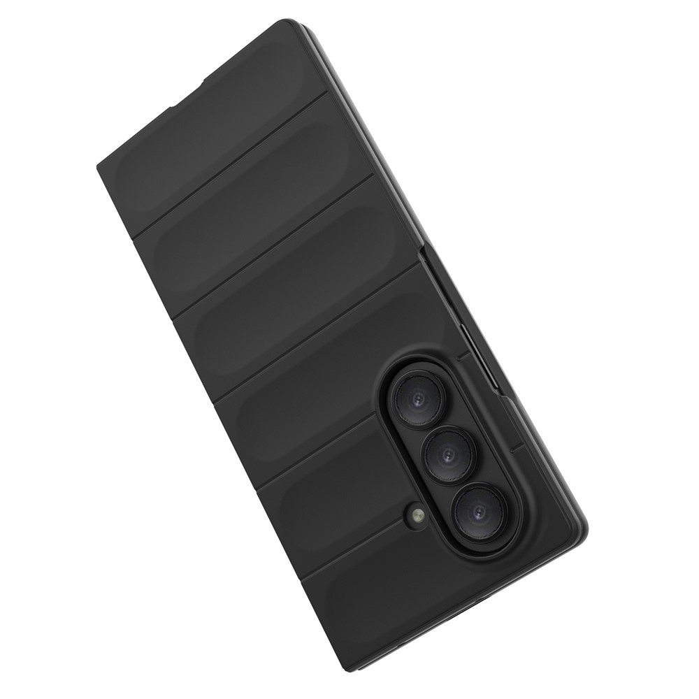 Rugg odolný gelový obal na Samsung Galaxy Z Fold7 5G - černý