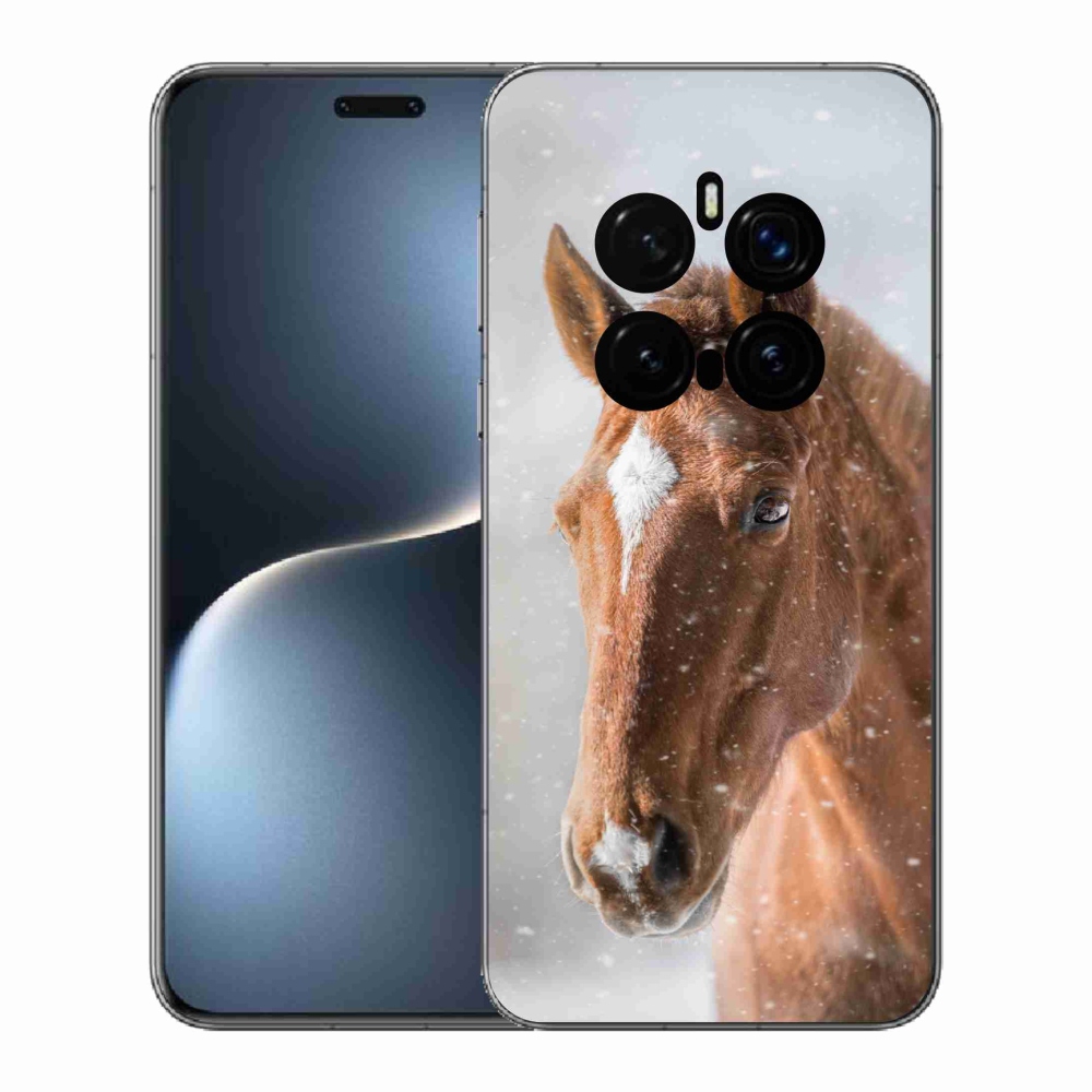 Gelový kryt mmCase na Honor Magic 7 Pro 5G - hnědý kůň 2