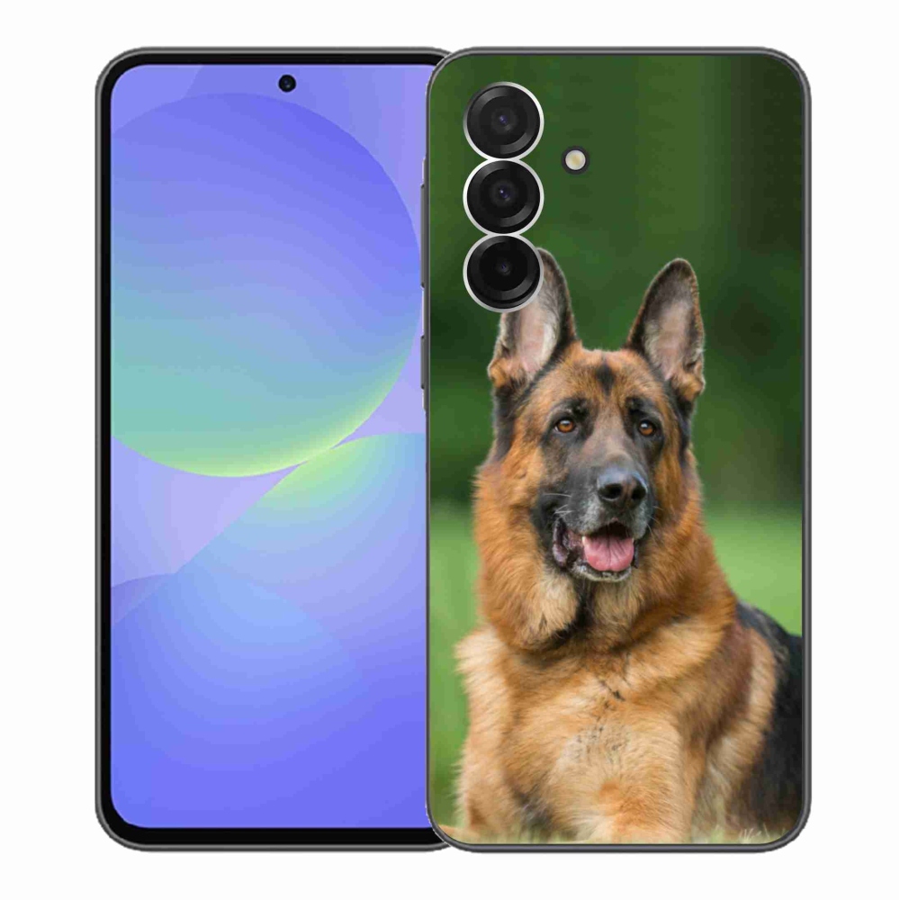 Gelový kryt mmCase na Samsung Galaxy A36 5G - německý ovčák
