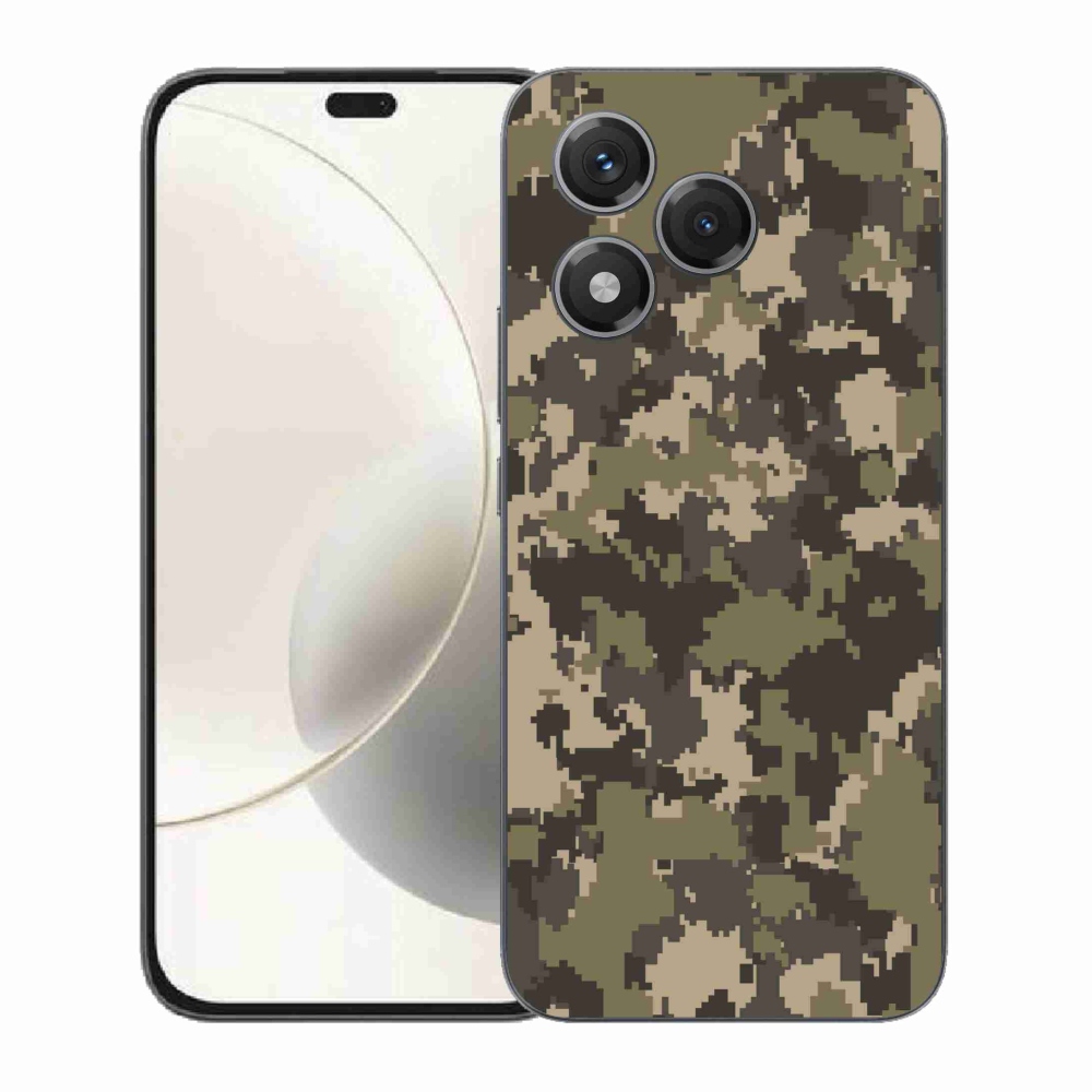 Gelový kryt mmCase na Honor 400 Lite - maskáčový vzor 12