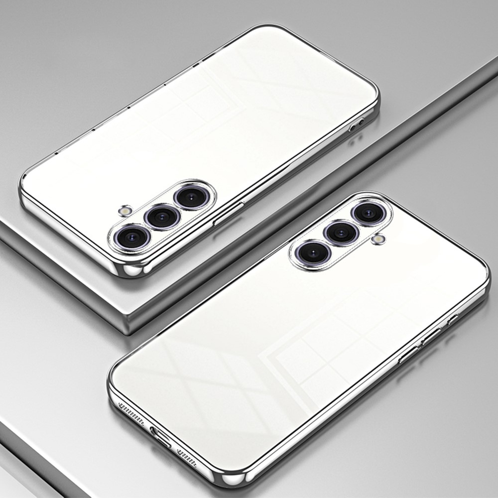 Electro gelový obal na Samsung Galaxy S25+ - stříbrný
