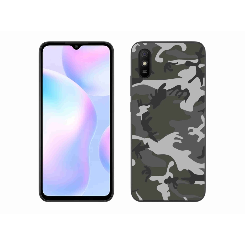 Gelový kryt mmCase na Xiaomi Redmi 9A - maskáčový vzor