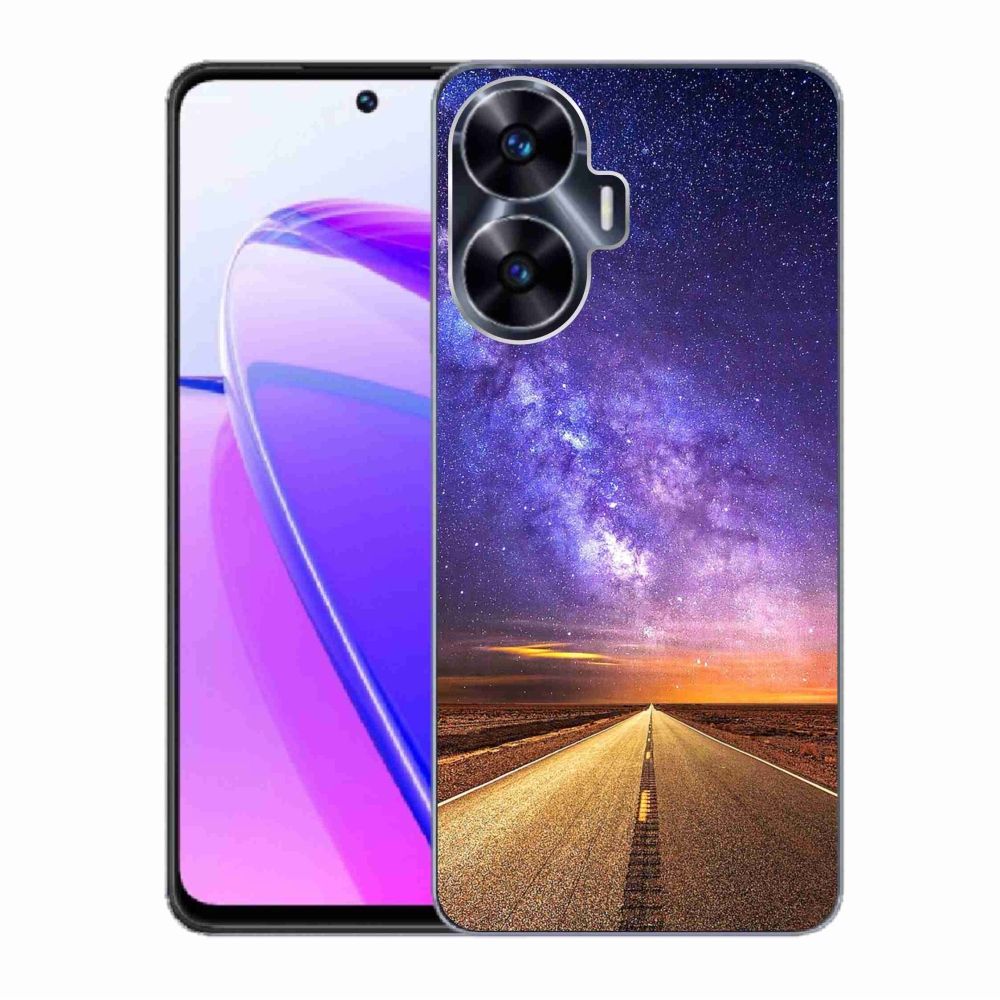 Gelový kryt mmCase na Realme C55 - americká silnice