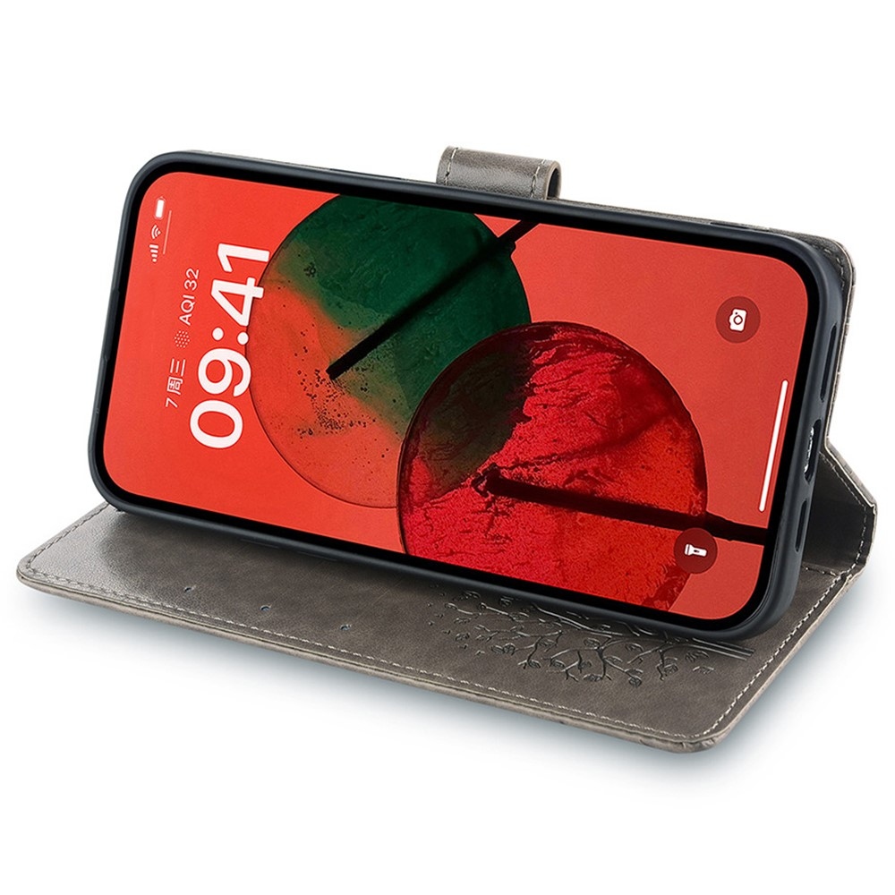 Tree knížkové pouzdro na Huawei Nova 12i - šedé