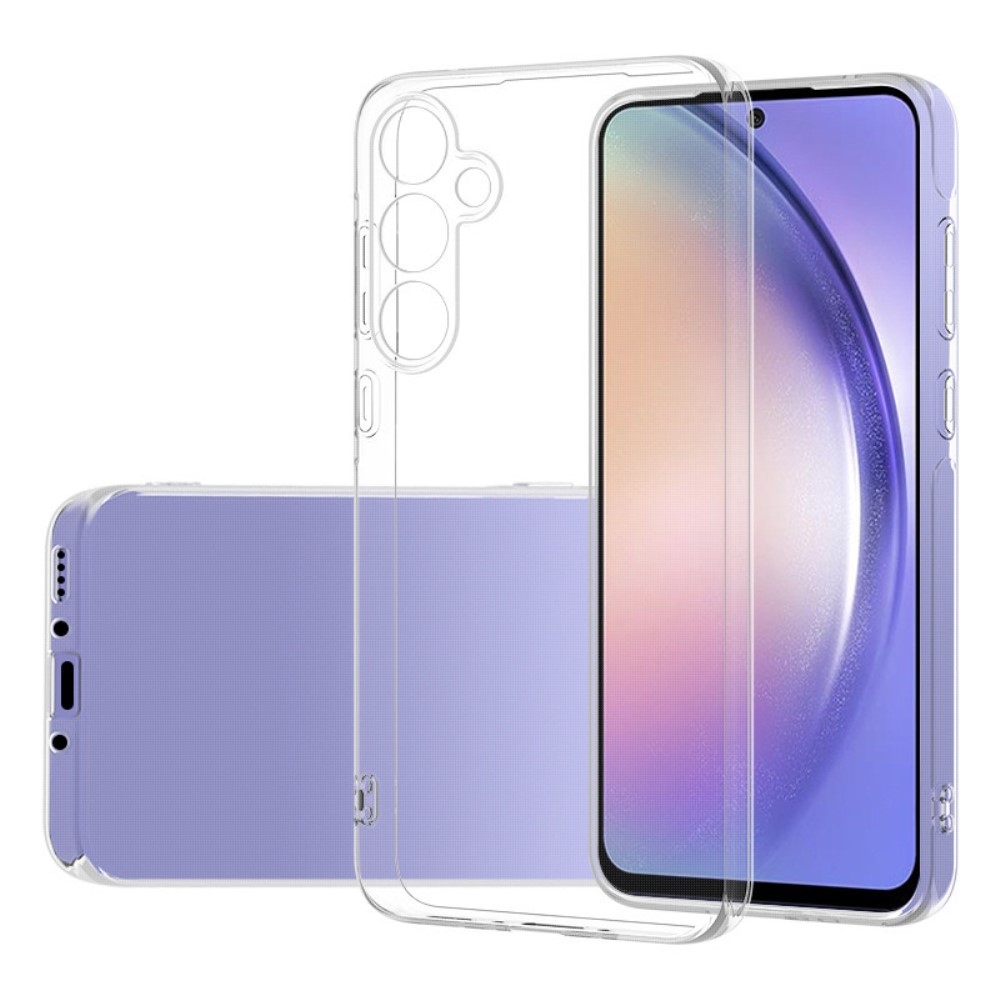 Průhledný gelový obal na Samusung Galaxy M15 5G - průhledný