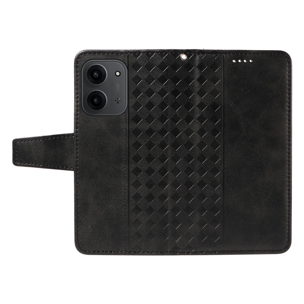 Grids knížkové pouzdro na Xiaomi Redmi 15C 4G/5G (173mm) - černé