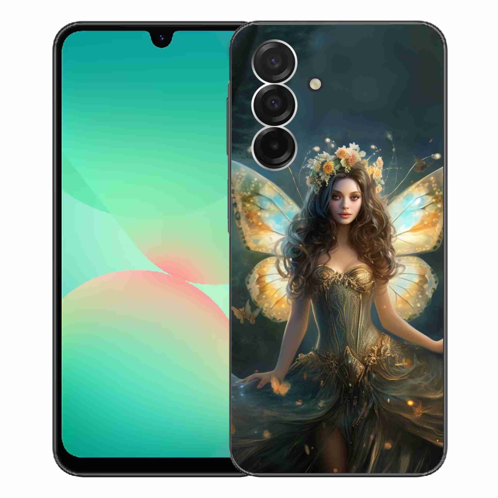 Gelový kryt mmCase na Samsung Galaxy A26 5G - motýlí žena