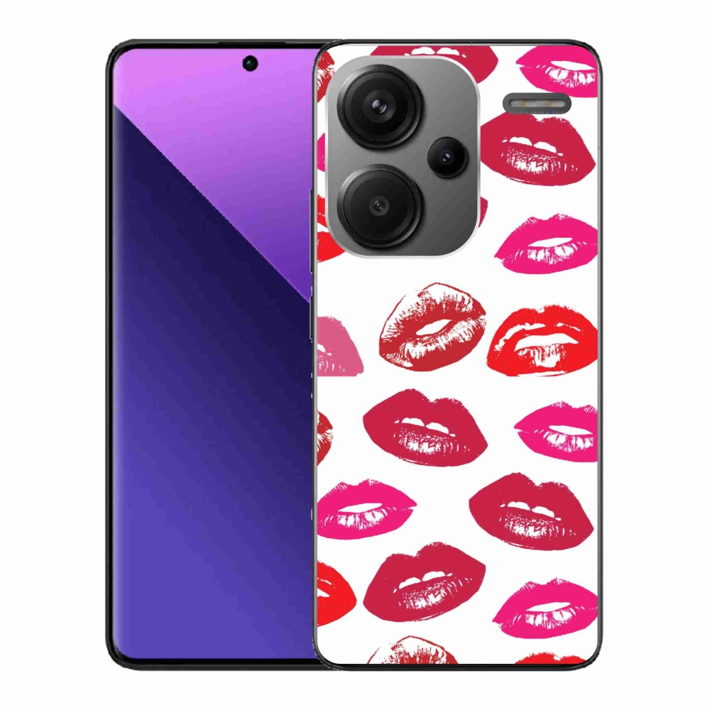 Gelový kryt mmCase na Xiaomi Redmi Note 13 Pro+ 5G - rty