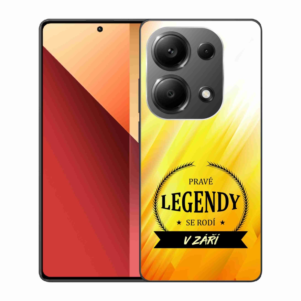 Gelový kryt mmCase na Xiaomi Redmi Note 13 Pro 4G/Poco M6 Pro  - legendy v září žluté pozadí