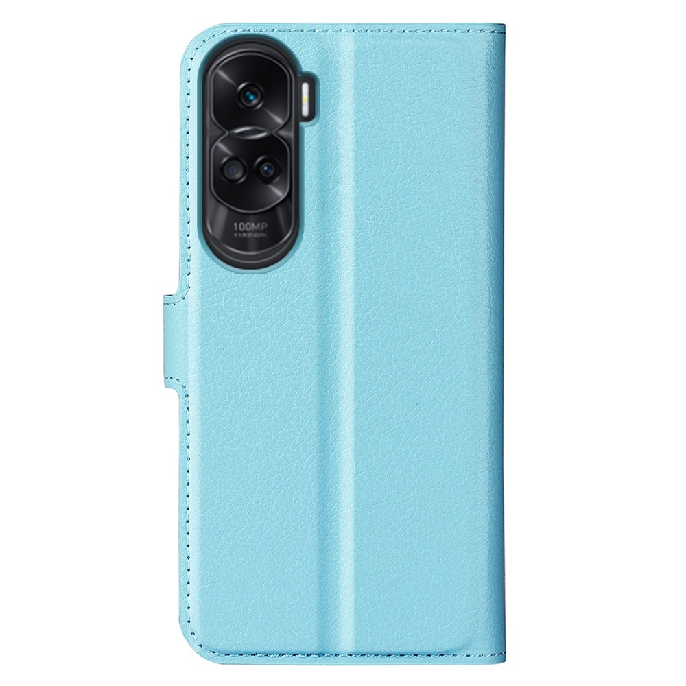 Litchi knížkové pouzdro na Honor 90 Lite - modré