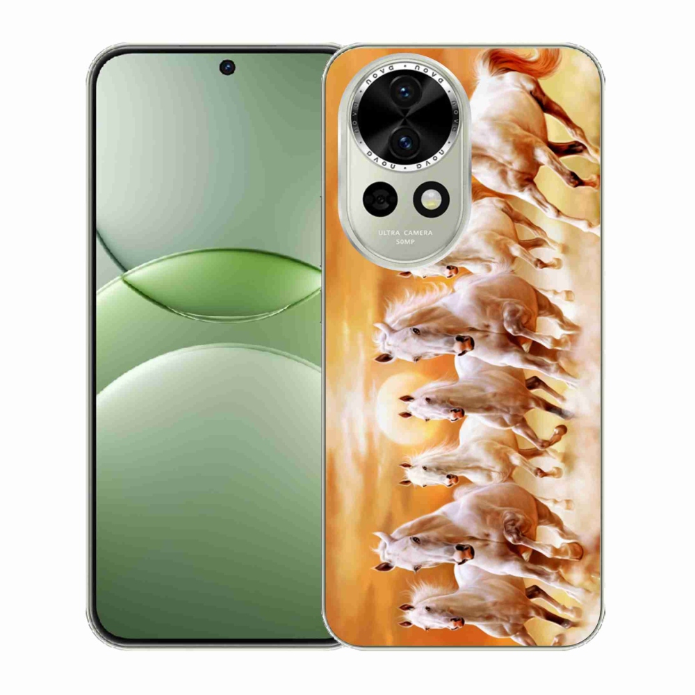 Gelový kryt mmCase na Huawei Nova 13 5G - koně 2