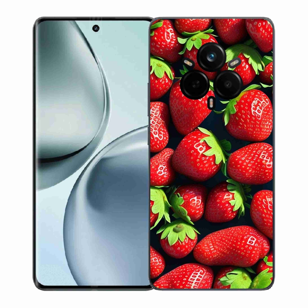 Gelový kryt mmCase na Realme 14 Pro+ 5G - jahody