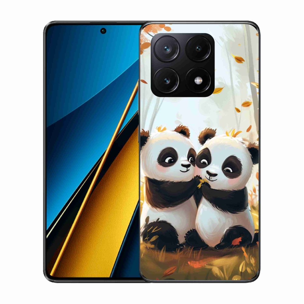 Gelový kryt mmCase na Xiaomi Poco X6 Pro 5G - pandy