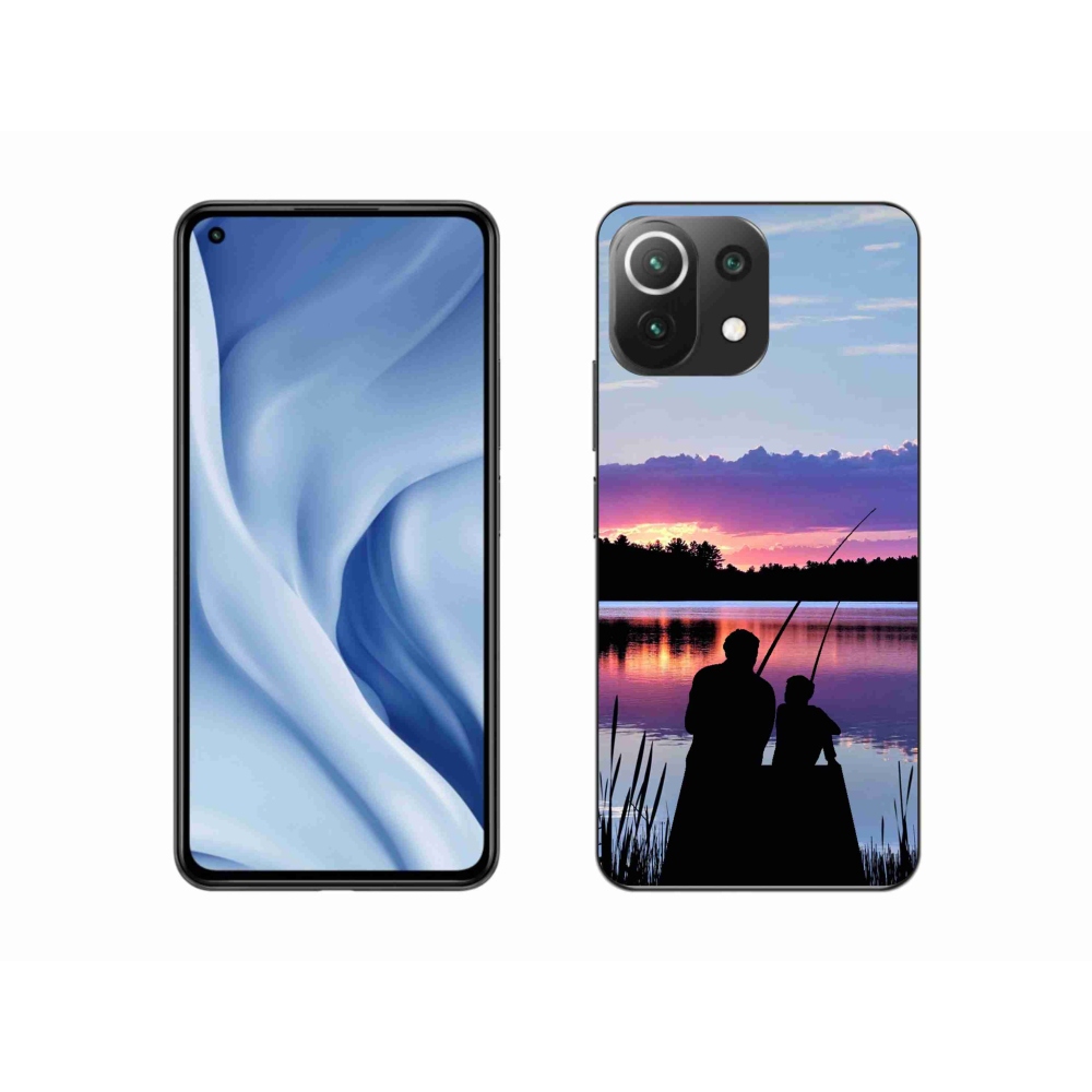 Gelový kryt mmCase na Xiaomi Mi 11 Lite 4G/5G - rybaření 2