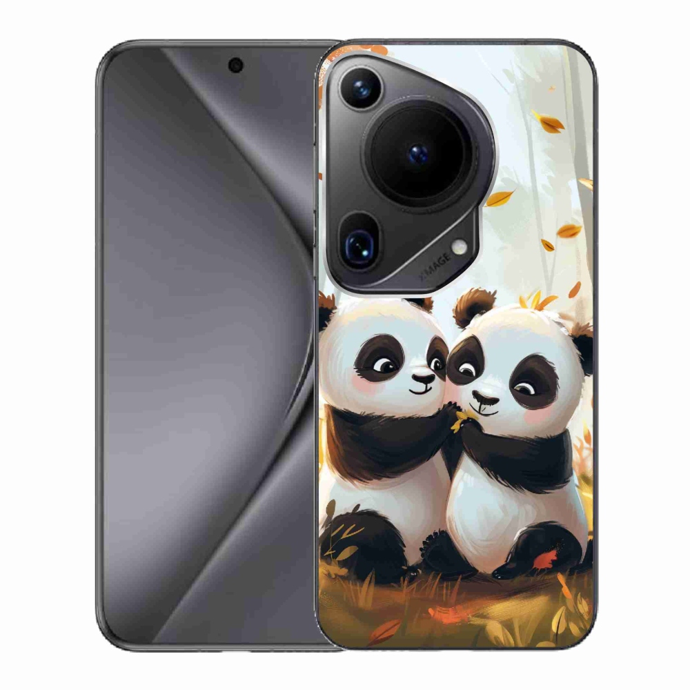 Gelový kryt mmCase na Huawei Pura 70 Ultra - pandy