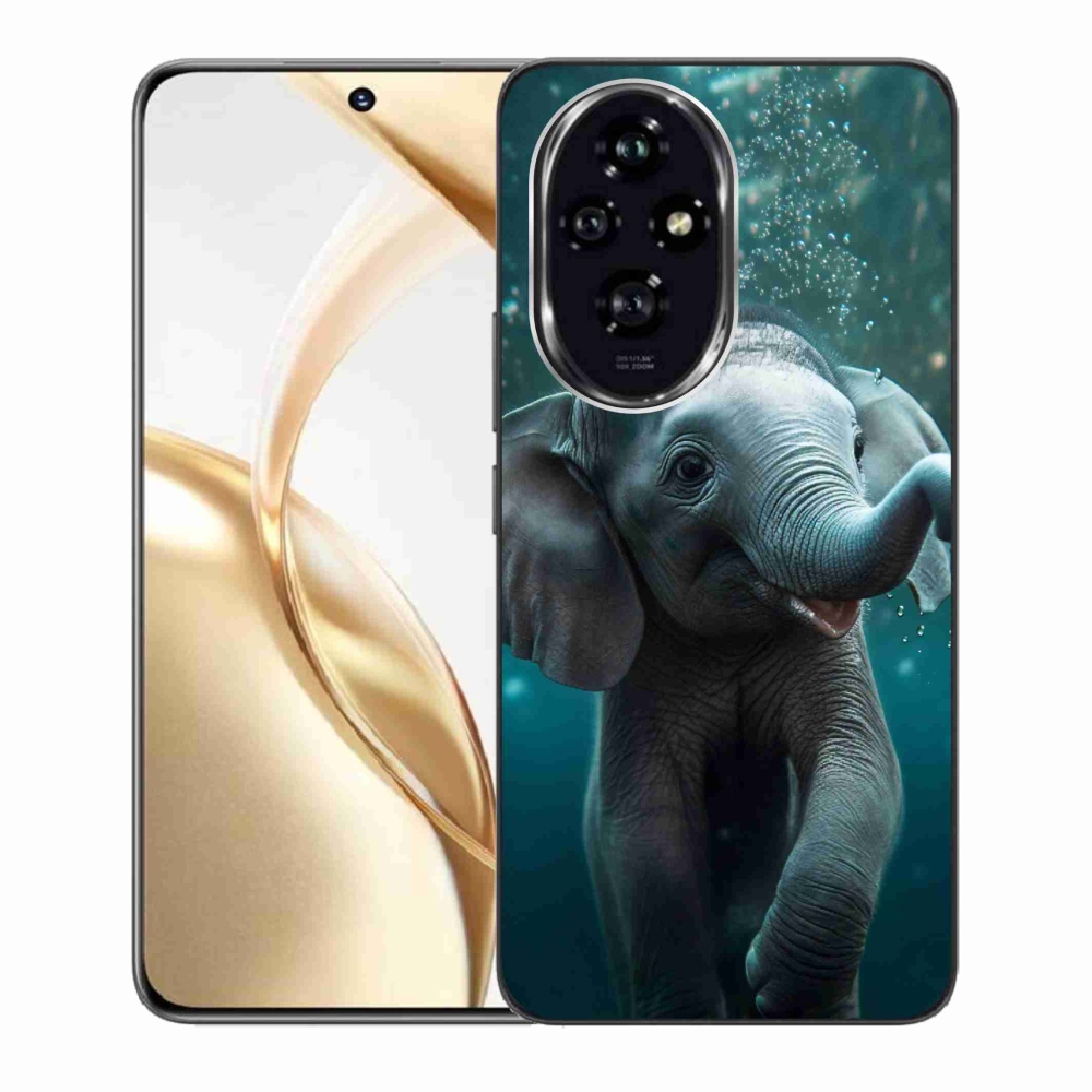 Gelový kryt mmCase na Honor 200 5G - slůně pod vodou