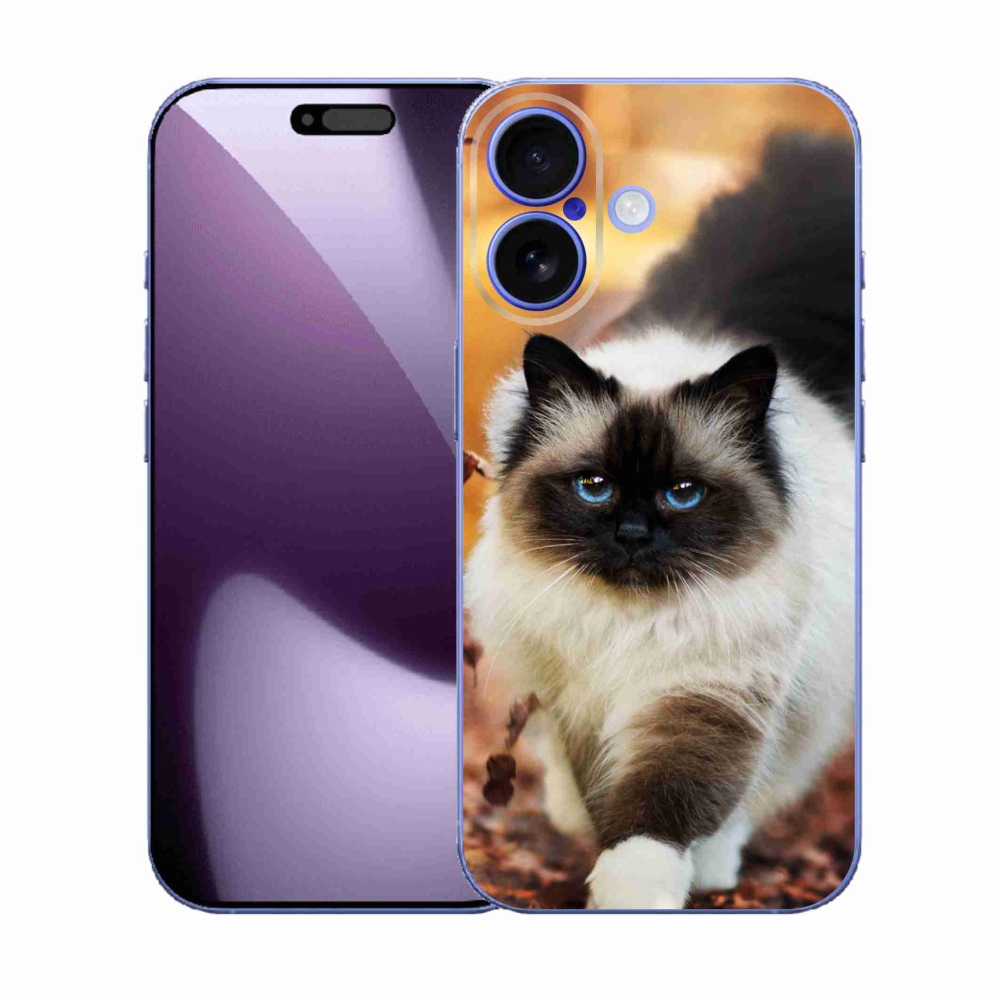 Gelový kryt mmCase na iPhone 17 - kočka
