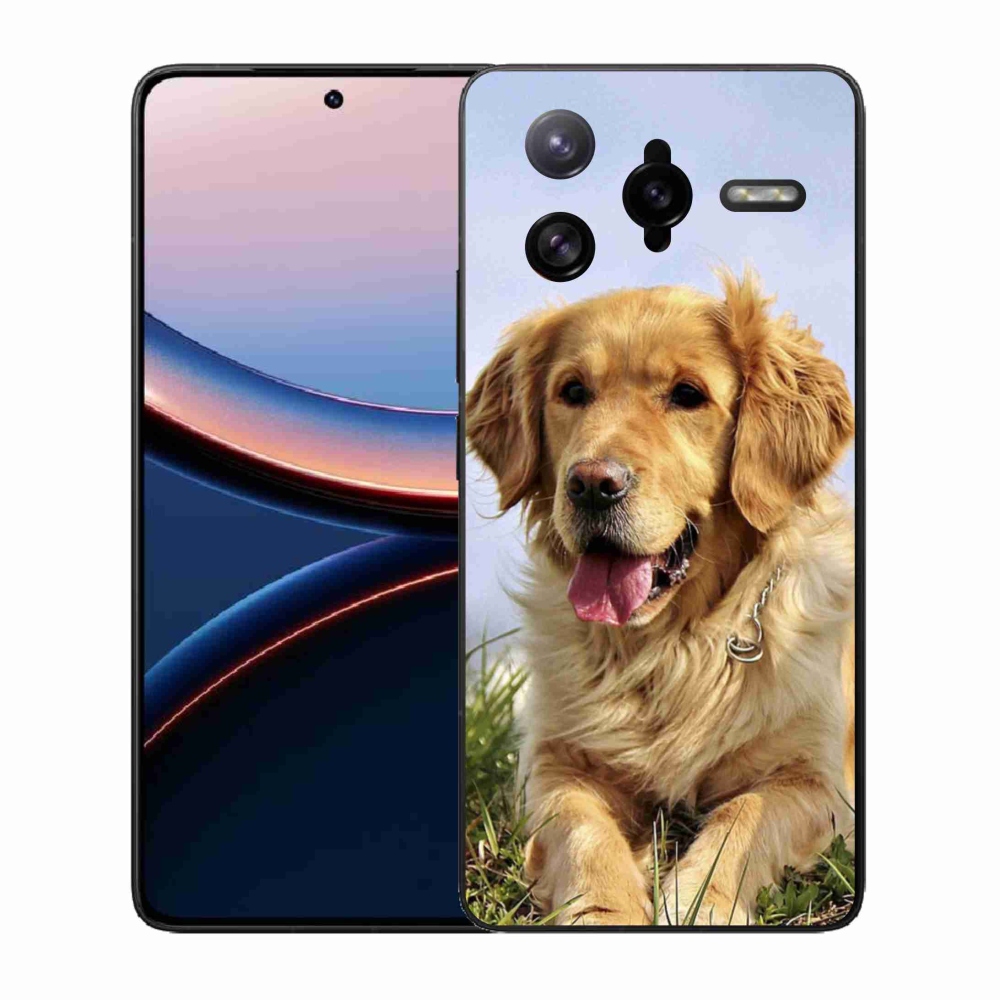 Gelový kryt mmCase na Xiaomi Poco F7 Ultra - zlatý retrívr