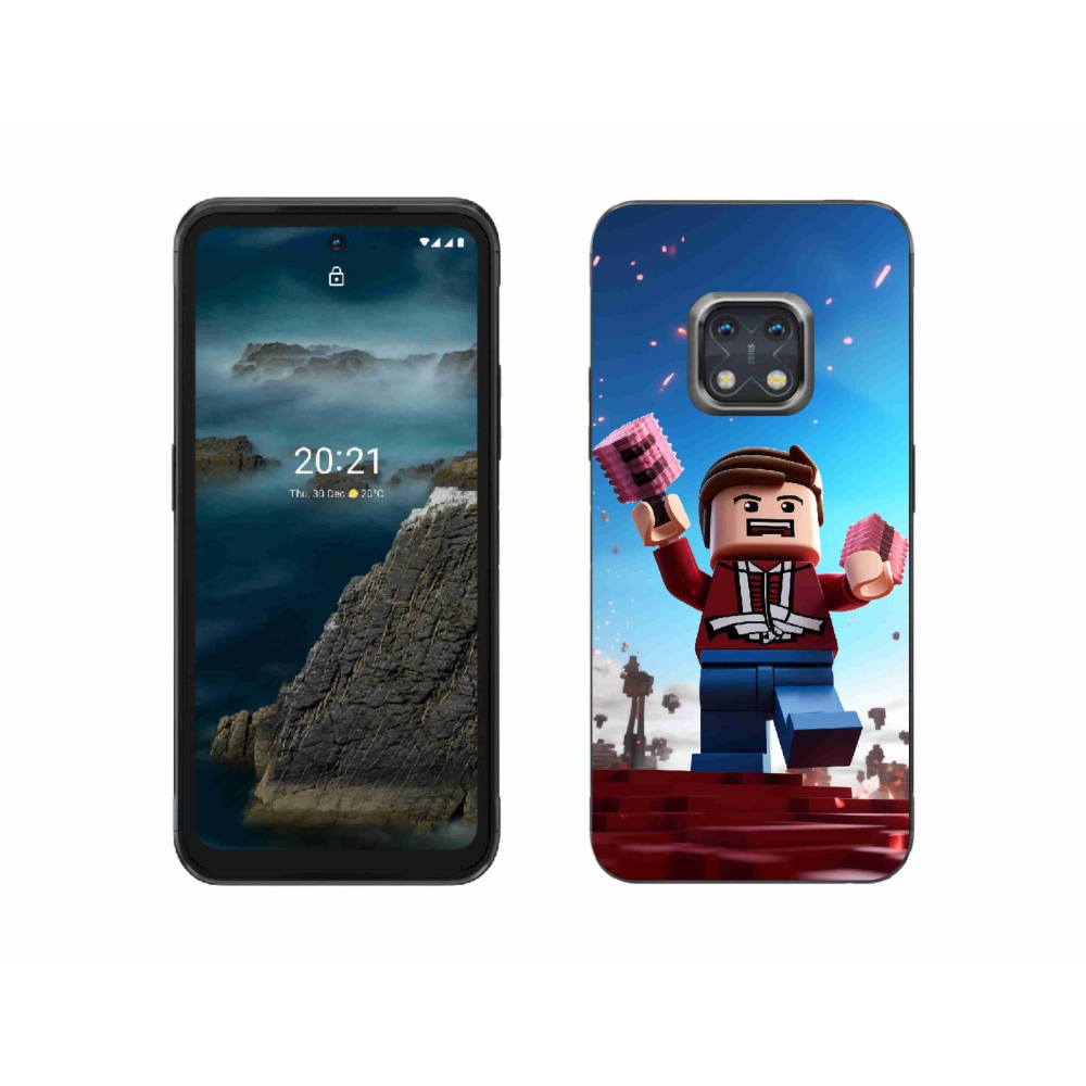 Gelový kryt mmCase na Nokia XR20 - roblox 2