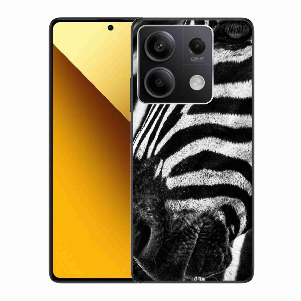 Gelový kryt mmCase na Xiaomi Redmi Note 13 5G - zebra