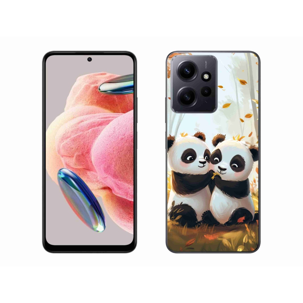 Gelový kryt mmCase na Xiaomi Redmi Note 12 4G - pandy