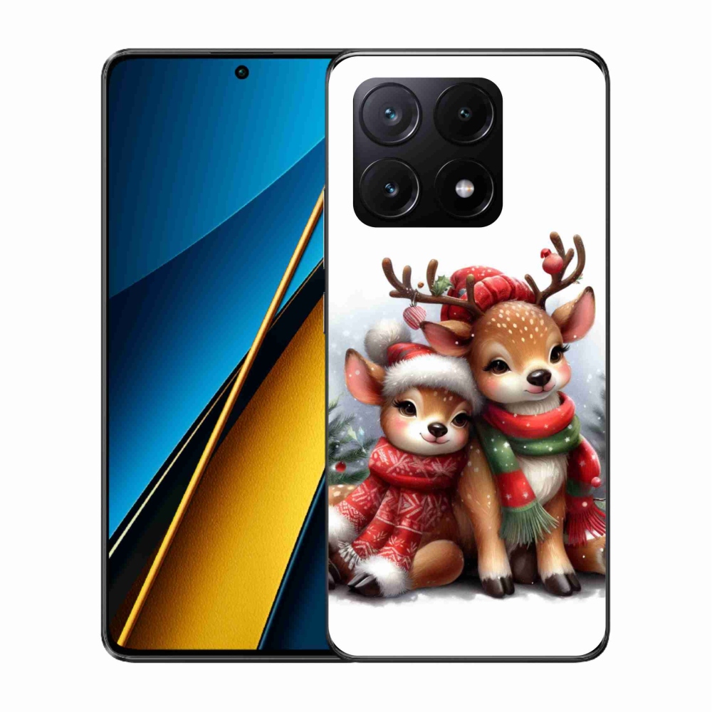 Gelový kryt mmCase na Xiaomi Poco X6 Pro 5G - vánoční sobi
