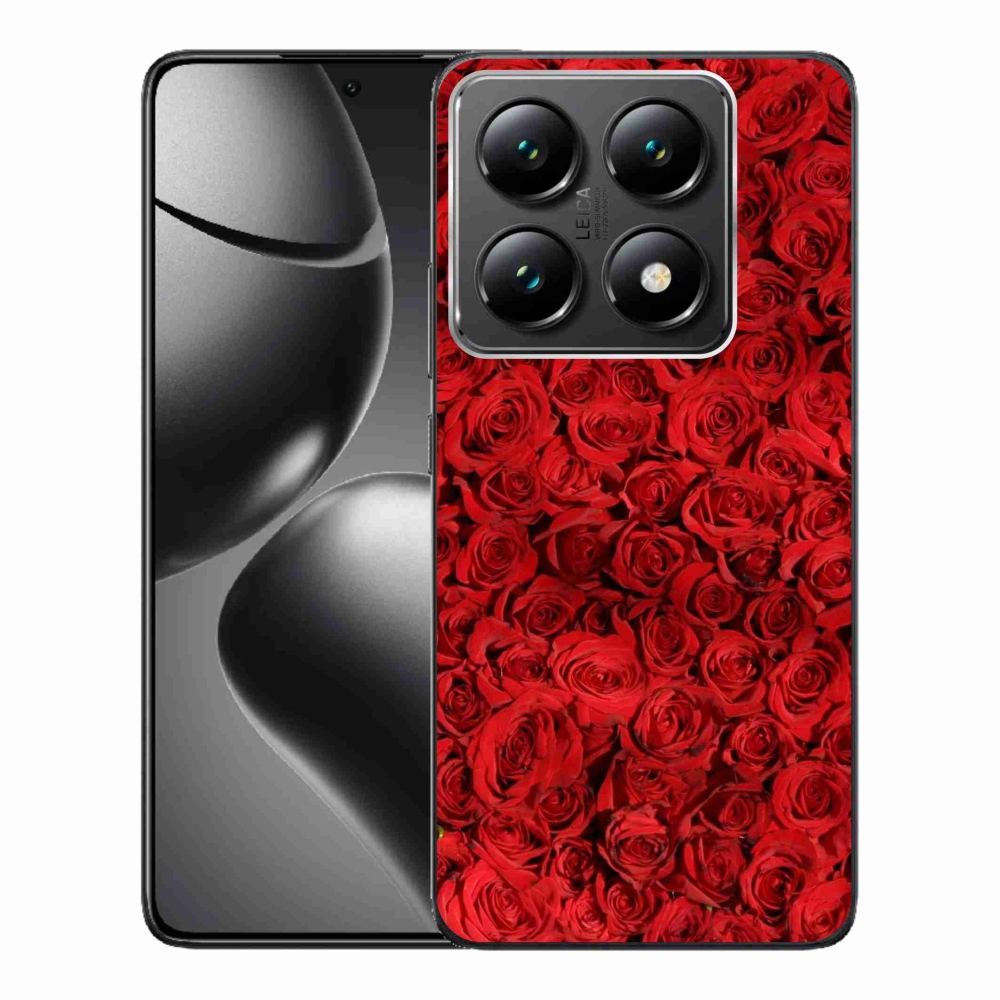 Gelový kryt mmCase na Xiaomi 14T Pro - růže