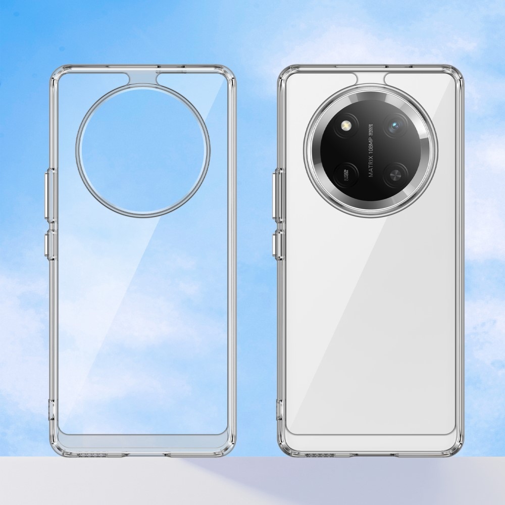 Gelový obal s pevnými zády na Honor Magic 7 Lite 5G - průhledný