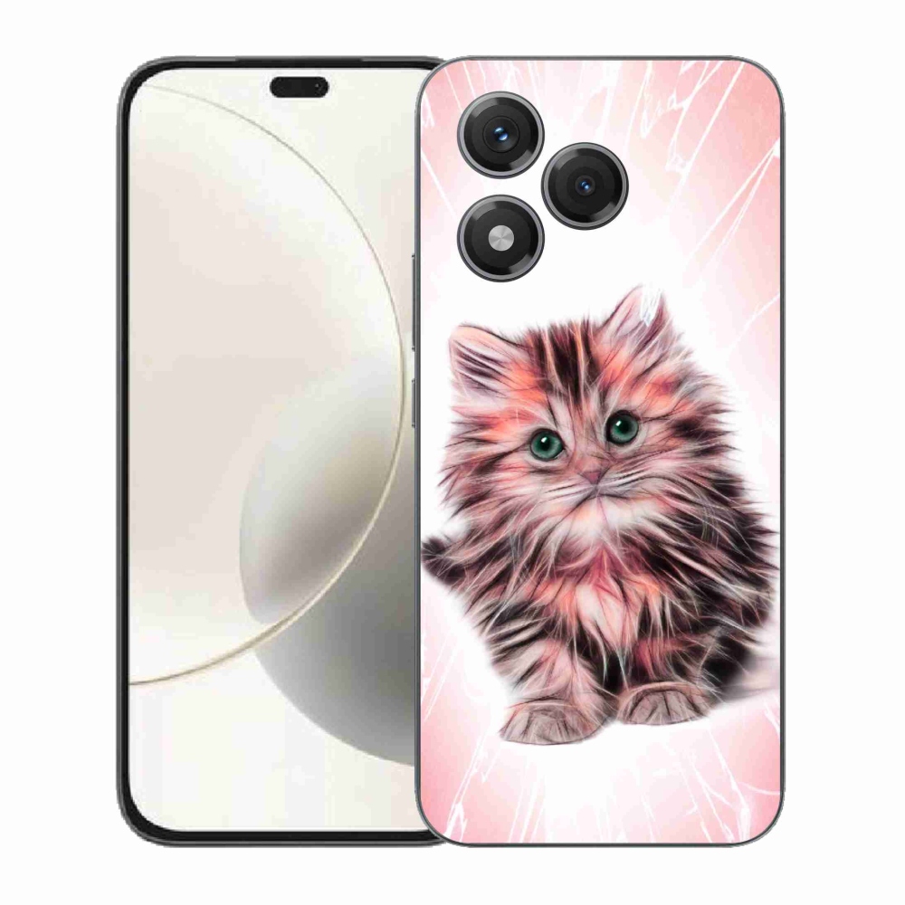 Gelový kryt mmCase na Honor 400 Lite - roztomilé kotě