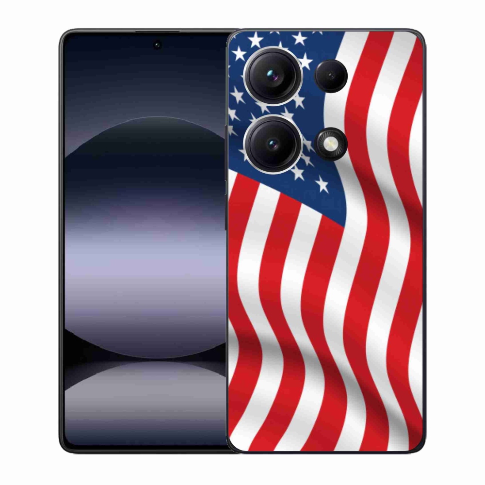 Gelový kryt mmCase na Xiaomi Redmi Note 14S - USA vlajka