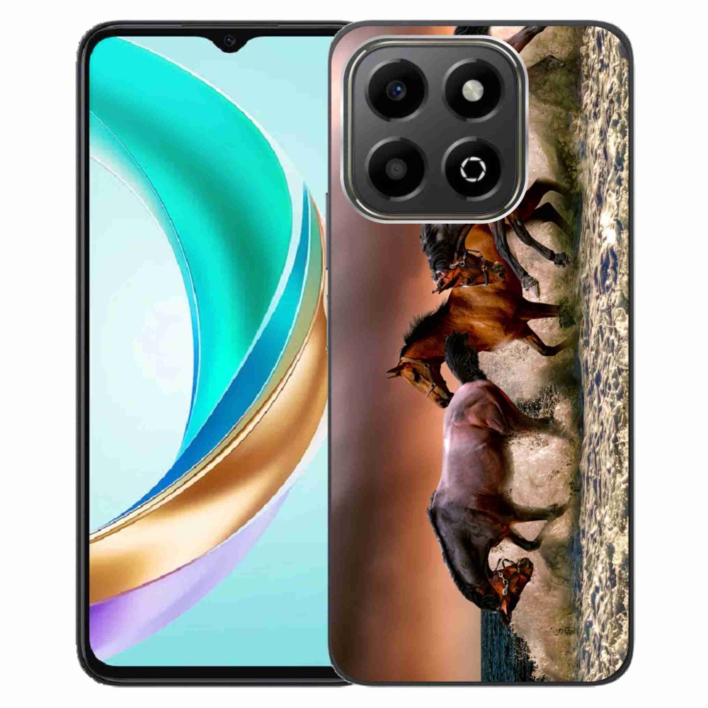 Gelový kryt mmCase na Honor X6b - koně 1