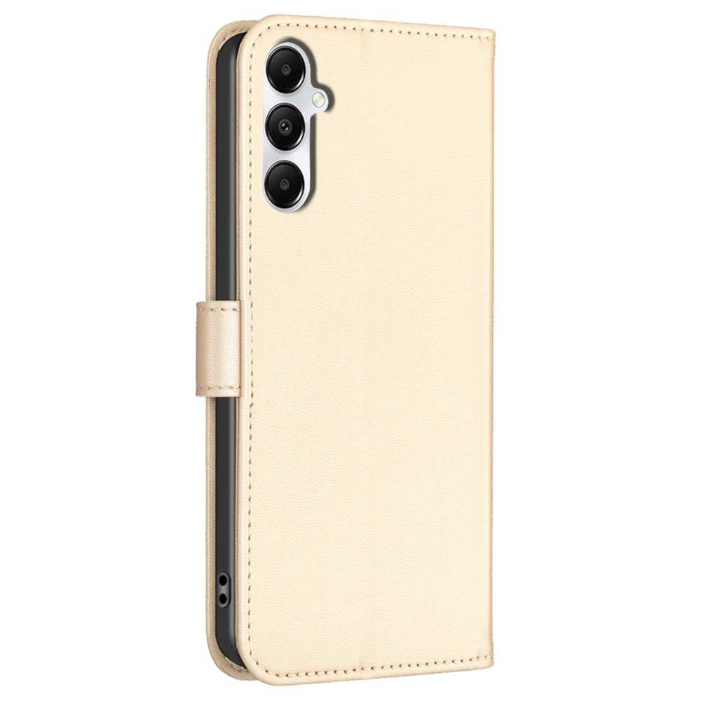 Clover knížkové pouzdro na Samsung Galaxy A56 5G - zlaté