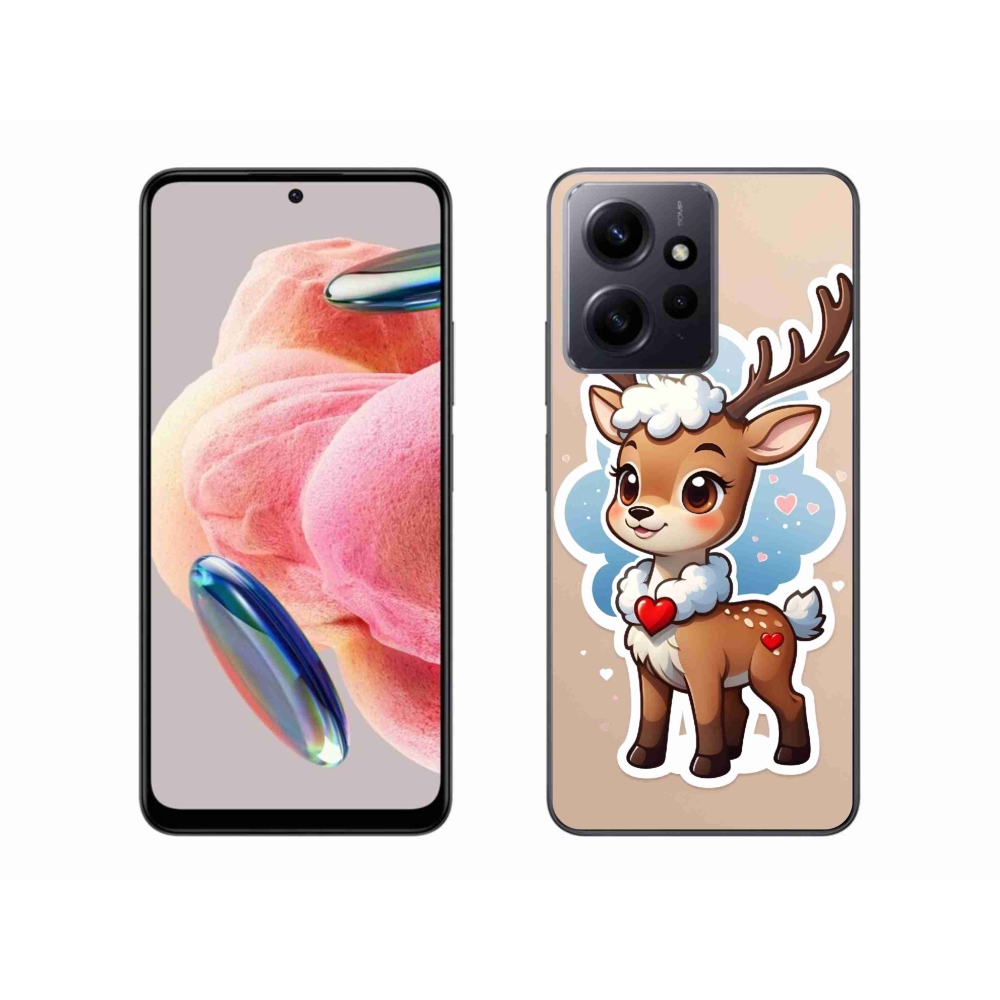 Gelový kryt mmCase na Xiaomi Redmi Note 12 4G - kreslený sob