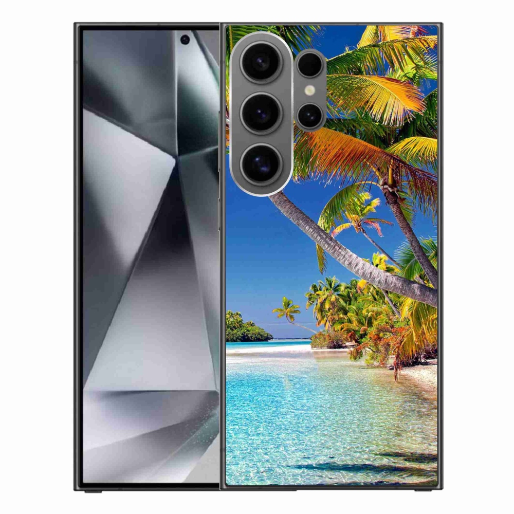 Gelový obal mmCase na Samsung Galaxy S24 Ultra - mořská pláž