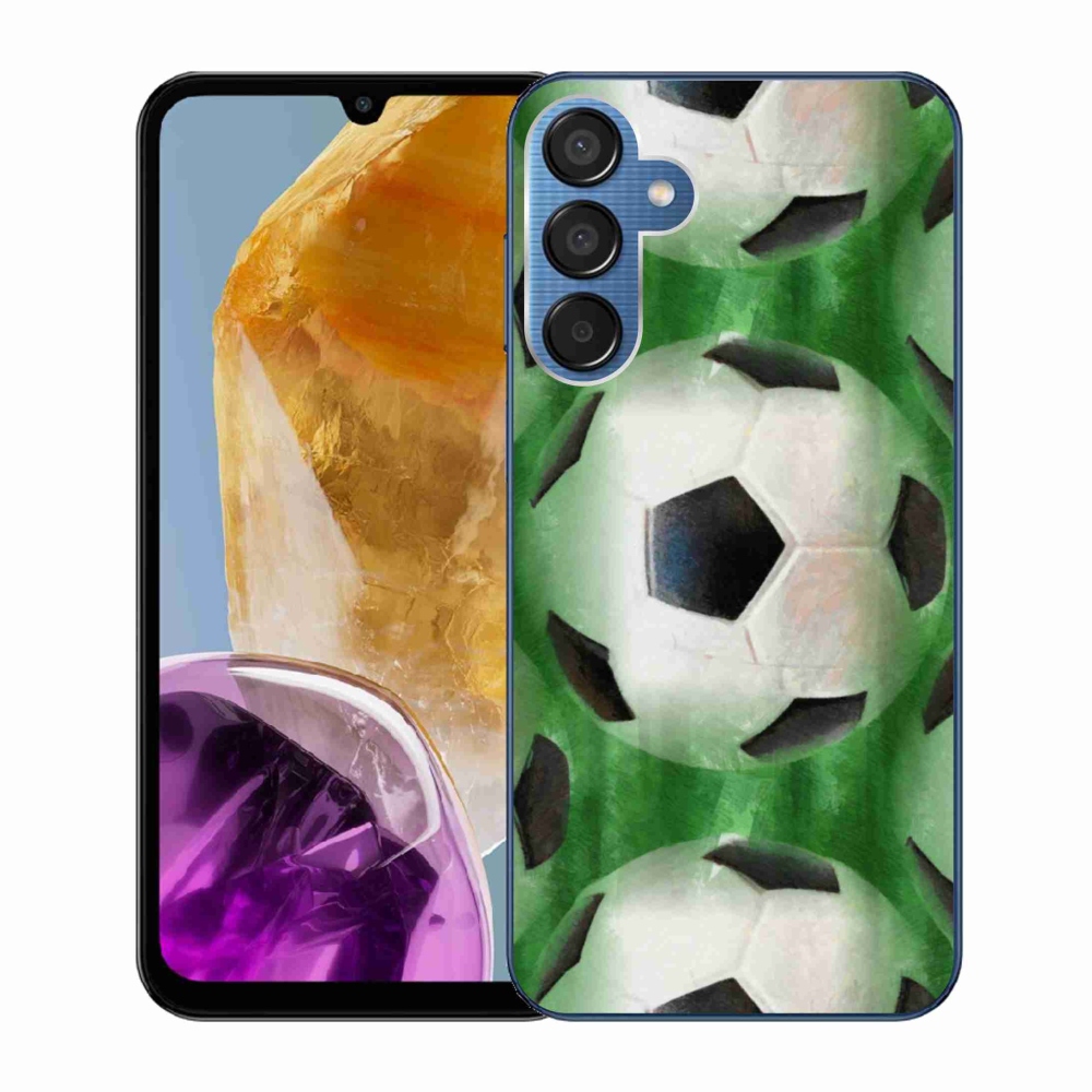 Gelový kryt mmCase na Samsung Galaxy M15 5G - fotbalový míč