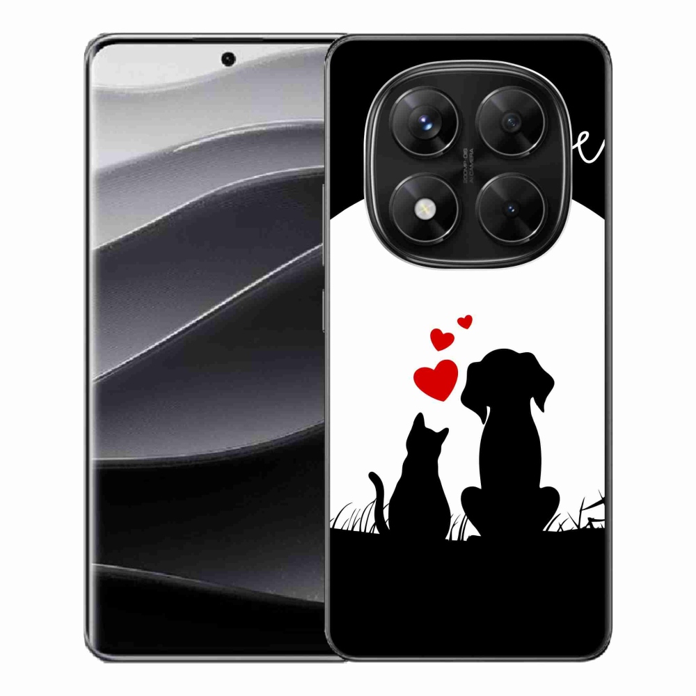 Gelový kryt mmCase na Xiaomi Redmi Note 14 Pro 5G/Poco X7 5G - zvířecí láska