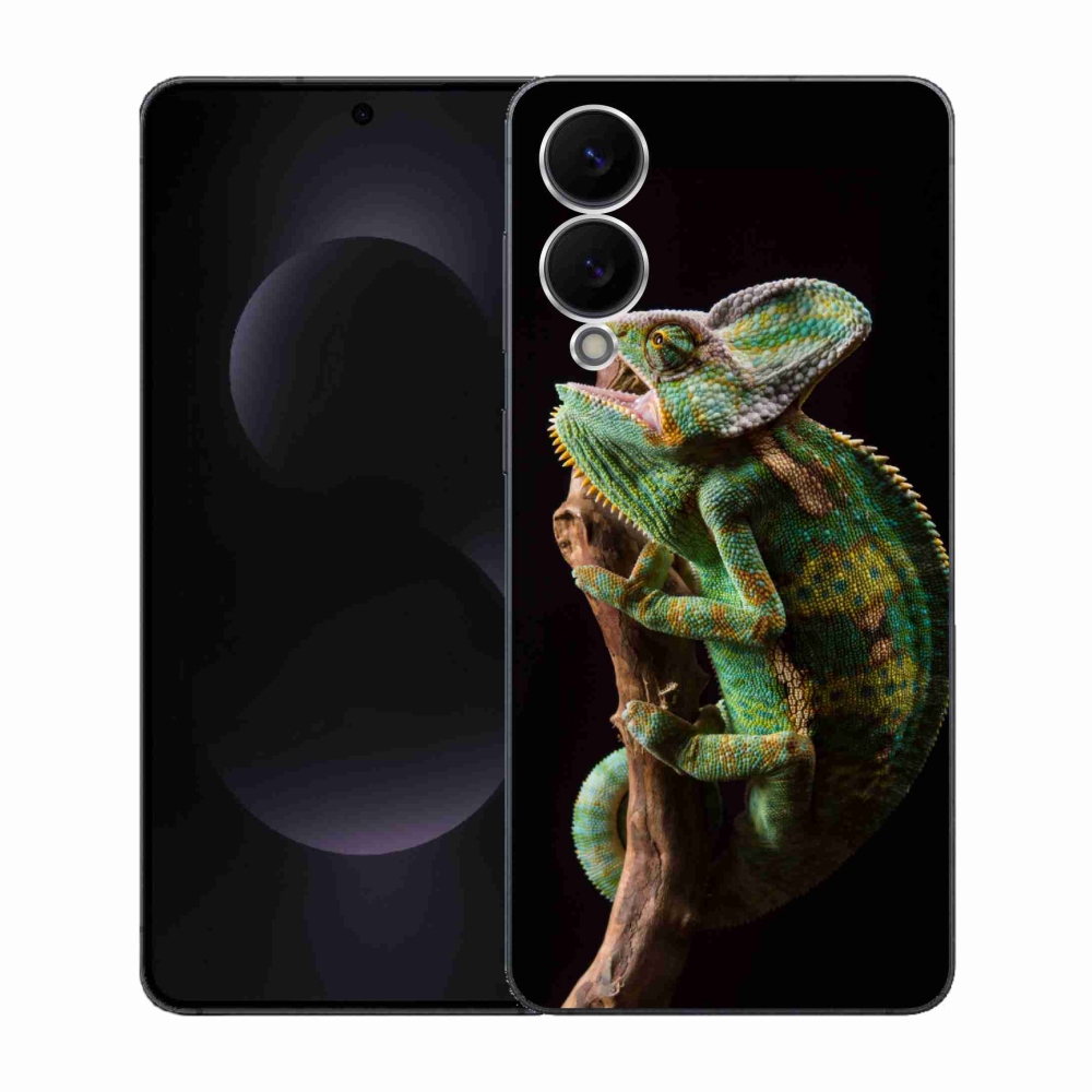 Gelový kryt mmCase na Samsung Galaxy S25 Edge - chameleon