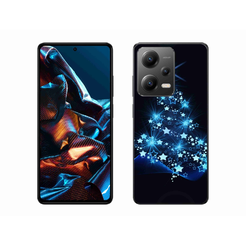 Gelový kryt mmCase na mobil Xiaomi Redmi Note 12 Pro 5G - vánoční stromek