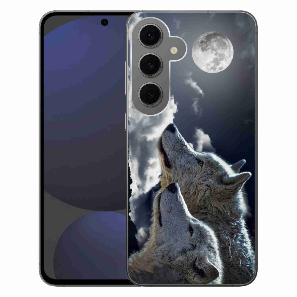 Gelový kryt mmCase na Samsung Galaxy S24 FE - vlci