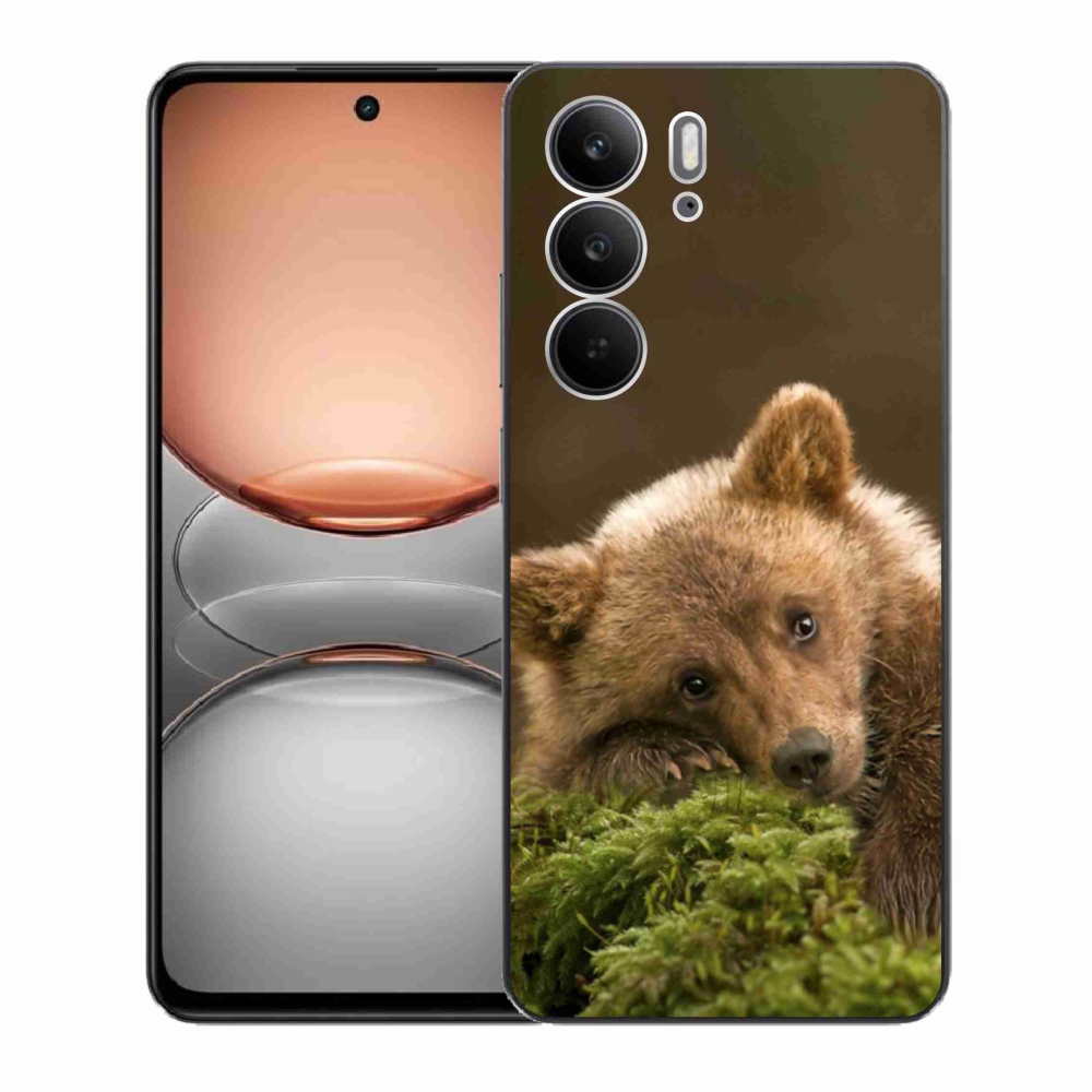 Gelový kryt mmCase na Realme C75 - medvěd