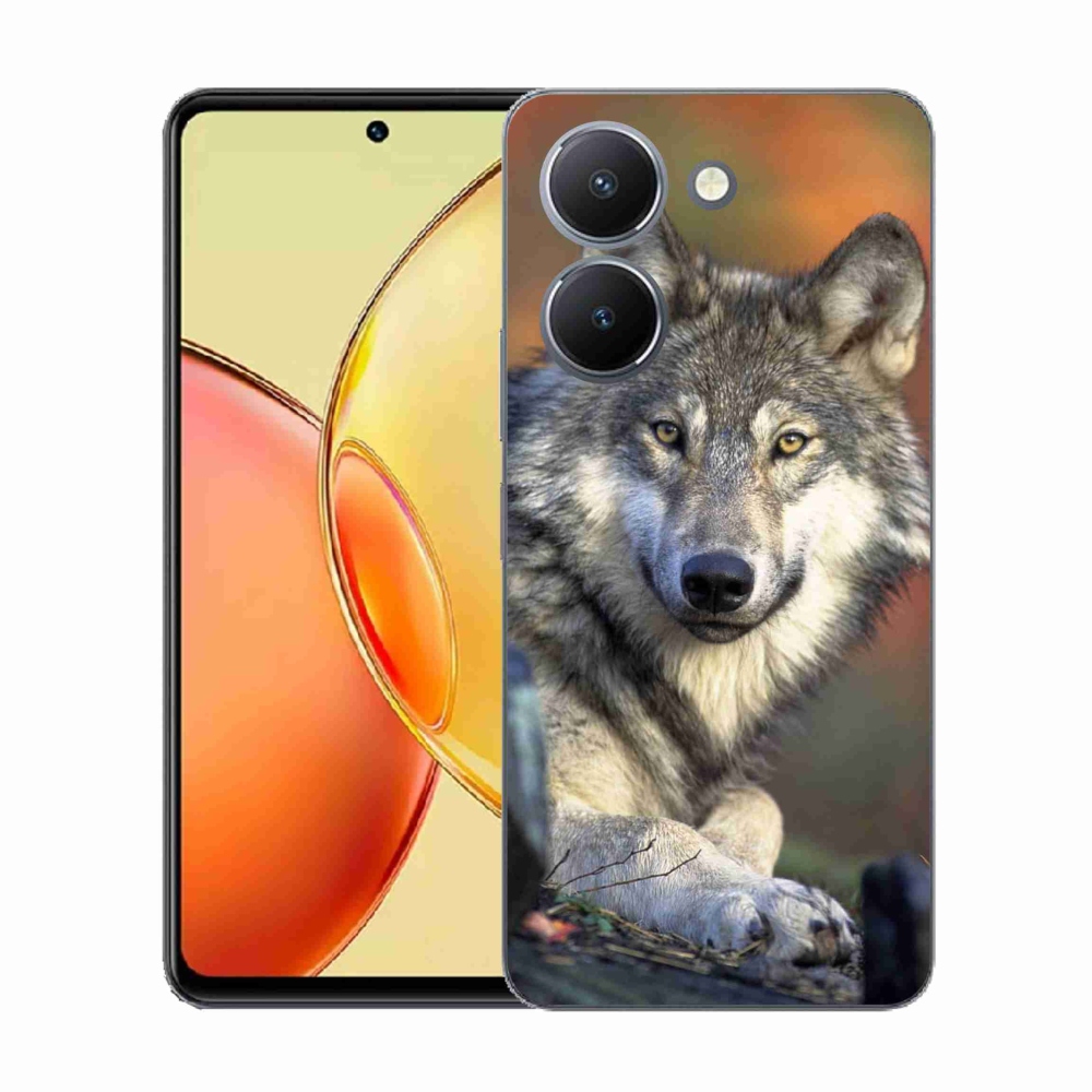 Gelový kryt mmCase na Vivo Y36 - vlk