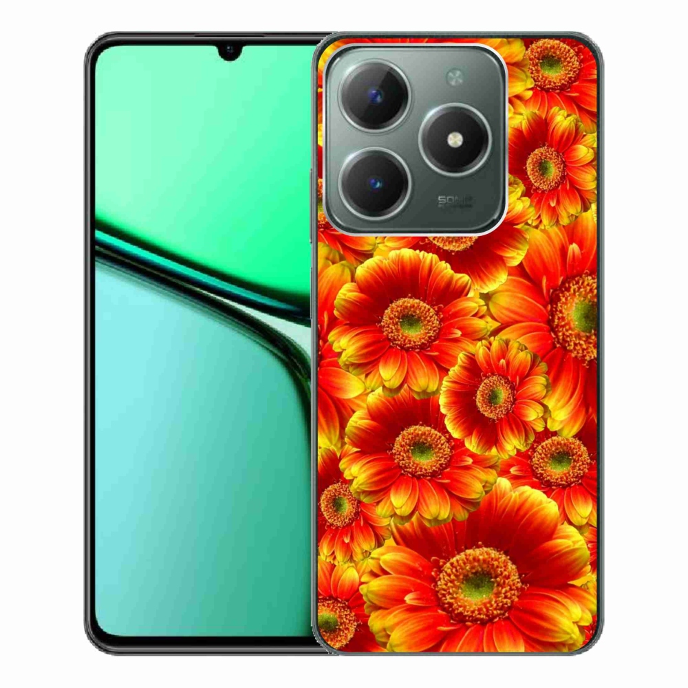 Gelový kryt mmCase na Realme C61 - gerbera 1