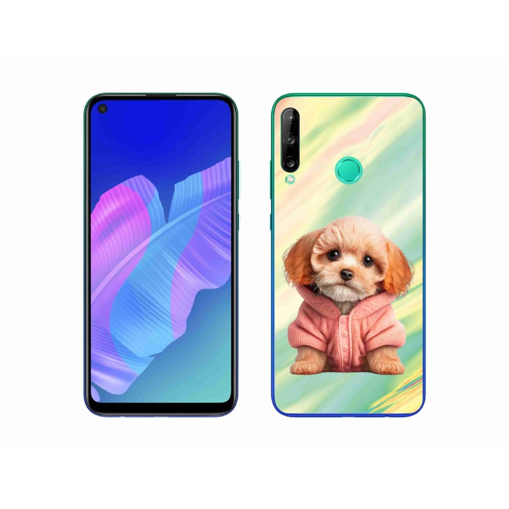 Gelový kryt mmCase na Huawei P40 Lite E - štěně ve svetru