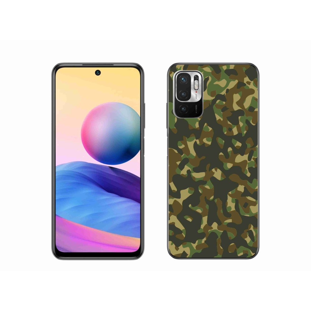 Gelový kryt mmCase na Xiaomi Poco M3 Pro/5G - maskáčový vzor 1