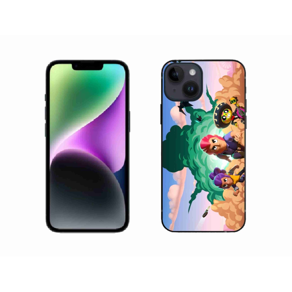 Gelový kryt mmCase na iPhone 14 - brawl stars