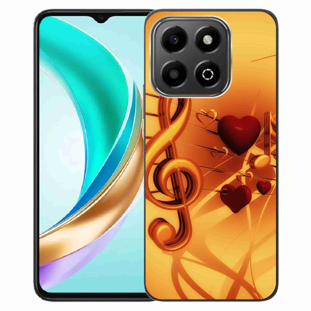Gelový kryt mmCase na Honor X6b - noty